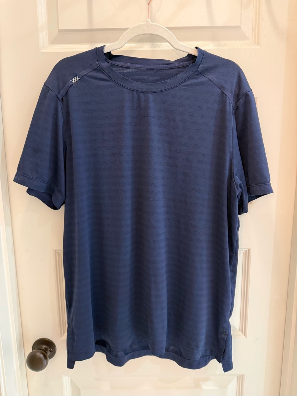 RHONE Men's Deep Navy Short Sleeve Crew Performance Tee